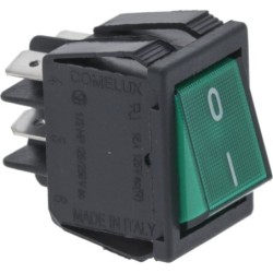 BIPOLAR SWITCH GREEN 16A 250V