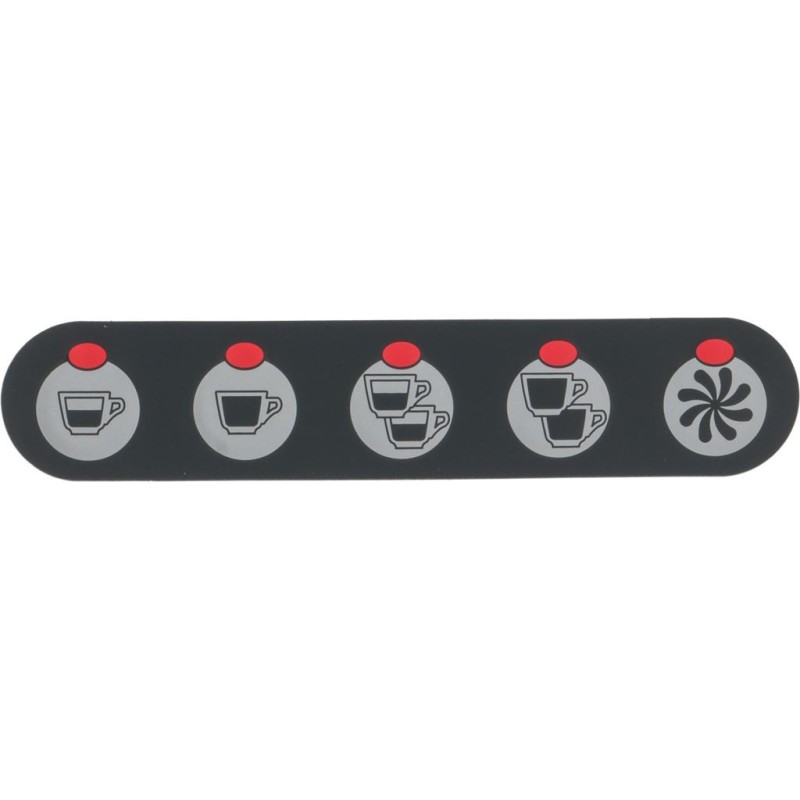 PUSHBUTTON PANEL DIAPHRAGM 5 BUTTONS