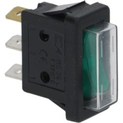 GREEN SINGLEPOLE SWITCH 16A 230V