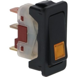 BLACK BIPOLAR LEVER SWITCH 10A 250V