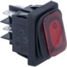 INTERRUTTORE BIPOLARE ROSSO 16A 250V