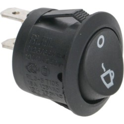 BLACK MONOPOLAR SWITCH 10A 250V