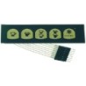 PUSHBUTTON PANEL MEMBRANE 5BUTTON