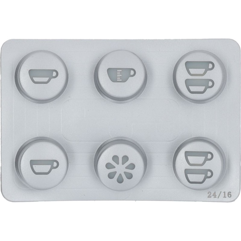 PUSHBUTTON PANEL MEMBRANE 6 BUTTONS