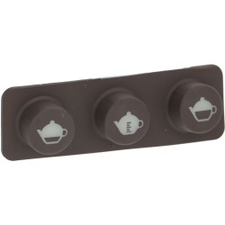 PUSHBUTTON PANEL MEMBRANE 3 BUTTONS