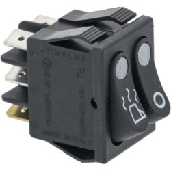 DOUBLE BIPOLAR SWITCH BLACK...