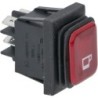 RED BIPOLAR SWITCH 16A 250V