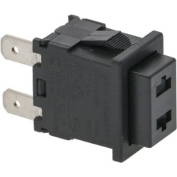 BIPOLAR SWITCH BLACK 16A 250V