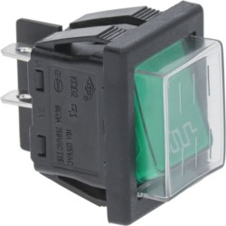 INTERRUTTORE BIPOLARE VERDE 16A 250V