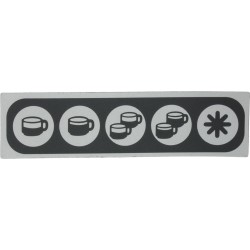 PUSHBUTTON PANEL MEMBRANE 5 BUTTONS