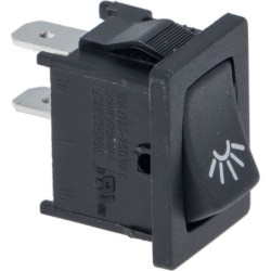 INTERRUTTORE UNIPOLARE NERO 10A 250V