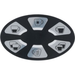 PUSHBUTTON PANEL MEMBRANE 6BUTTON NOVA