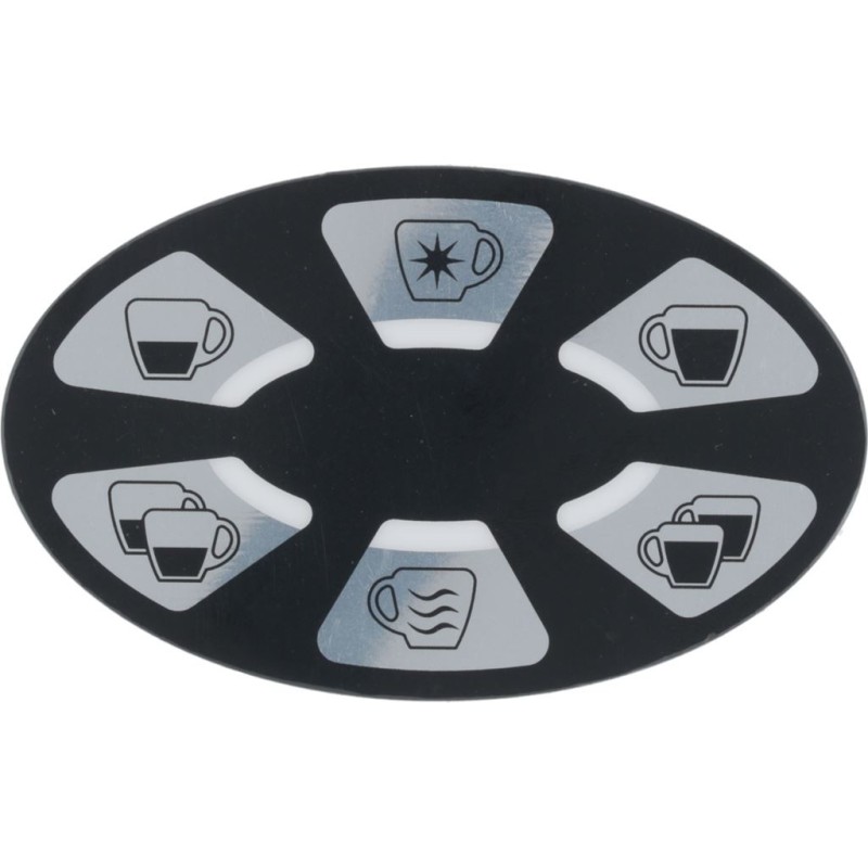 PUSHBUTTON PANEL MEMBRANE 6BUTTON NOVA