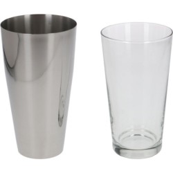 GLASS STAINLESS STEEL SHAKER