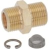 BRASS FITTING  38M 38M WITH FILTER