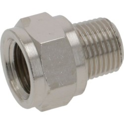 NICKELPLATED FITTING  18M18F