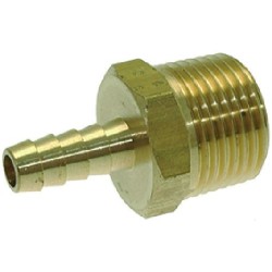 BRASS HOSE END FITTING  38M...