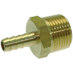 BRASS HOSE END FITTING  38M  65