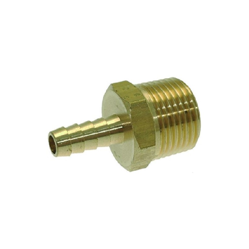 BRASS HOSE END FITTING  38M  65