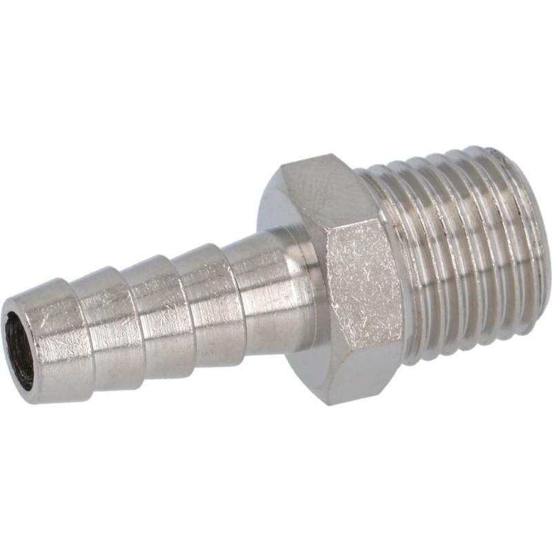 HOSE END FITTING  14M  8 NICKEL