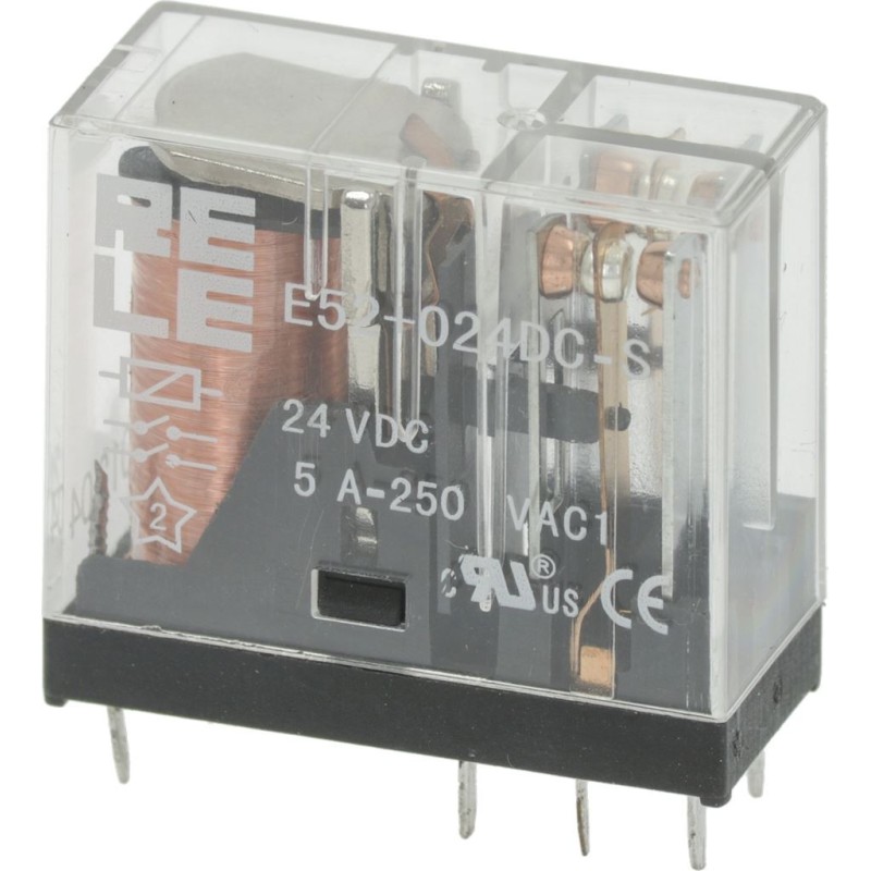 REL 24VDC 2CO 250V 5A