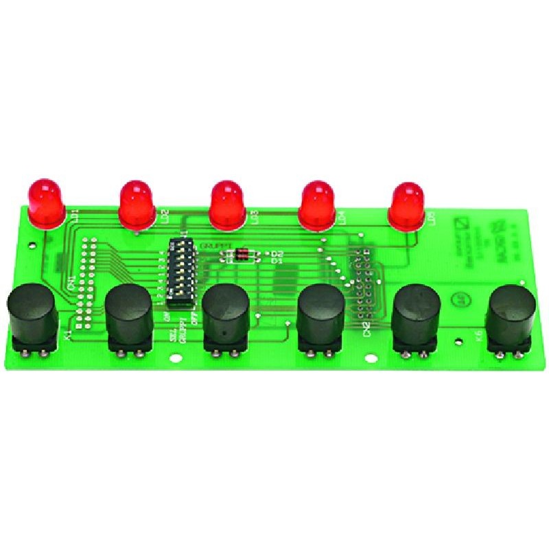 CIRCUIT BOARD 6 BUTTONS