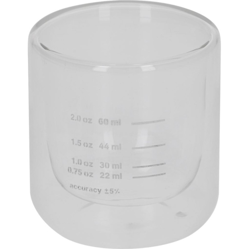 MEASURED SHOT GLASS DOUBLE WALL 2260 ML