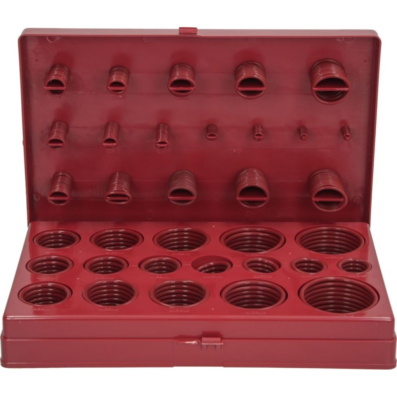 KIT ORING RED 407 PC INCHES SILICONE