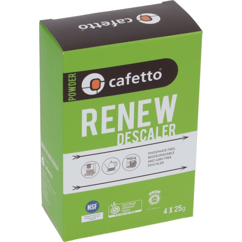 DESCALER CAFETTO RENEW 4X25 G