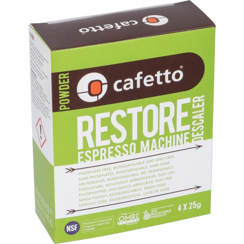 DISINCROSTANTE CAFETTO RESTORE 4X25 G