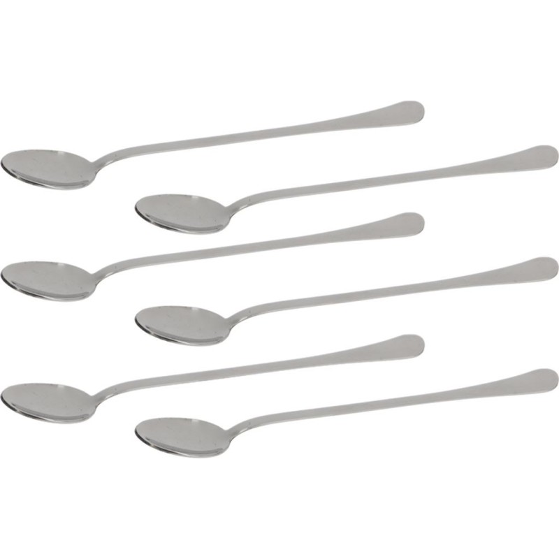 PACK OF 6 MILK SPOONS STAINLESS STEEL