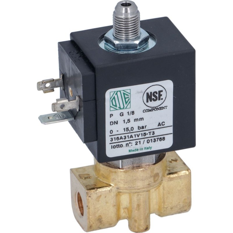 SOLENOID VALVE ODE 3WAY  18 230V 8W